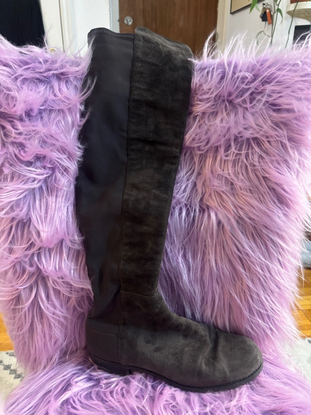 stuart weitzman dark brown over the knee boots -Suede * accepting offers